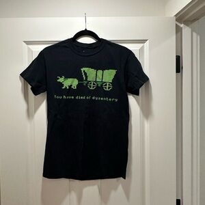 Urban Outfitters Oregon Trail “You have died of dysentery” T-Shirt, Women’s S